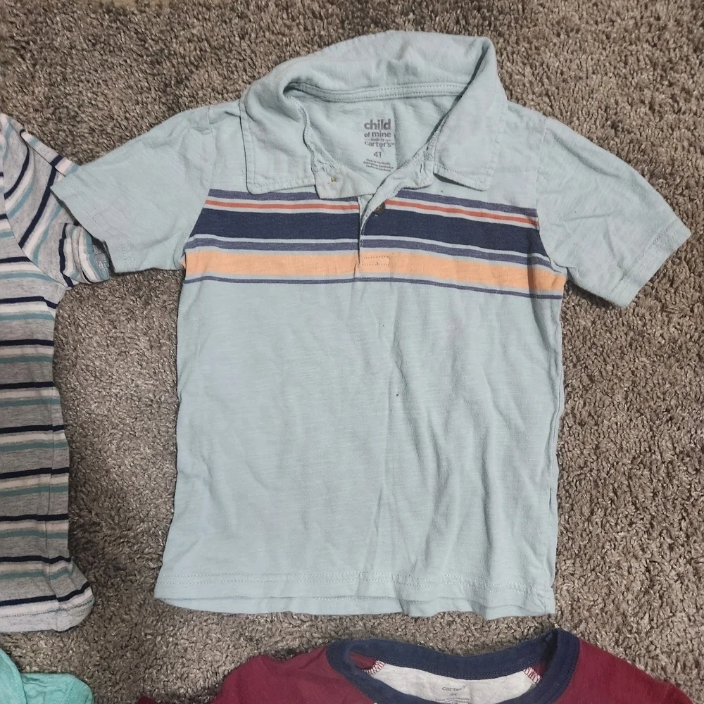 Carter's Assorted Striped and Solid Tees